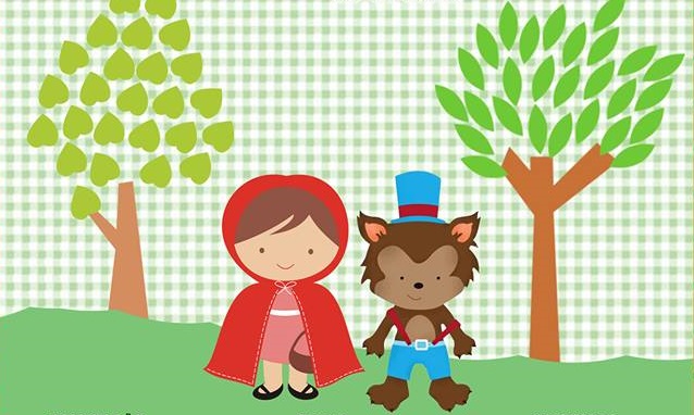 Muralzinho de Ideias - Chapeuzinho Vermelho e o Lobo Bom na Livraria da ...